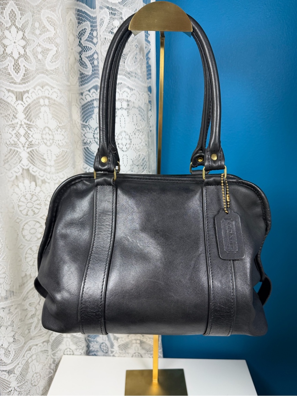 Coach VTG Top Handle Satchel Doctor Bag No. 0492-934  7.5 in x H 11 in L